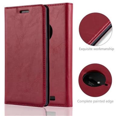 Nokia Lumia 830 lommebokdeksel case (rød)