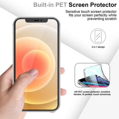 iPhone 12 MINI Deksel 360 Case Cover (gjennomsiktig)