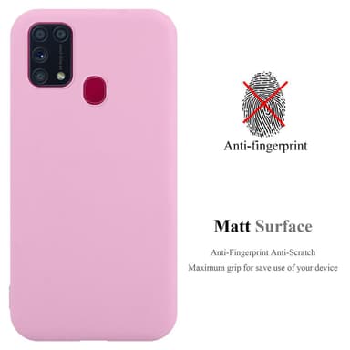 Deksel Samsung Galaxy M31 Silikon cover (rosa)