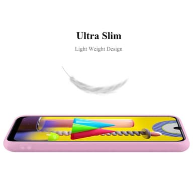 Deksel Samsung Galaxy M31 Silikon cover (rosa)