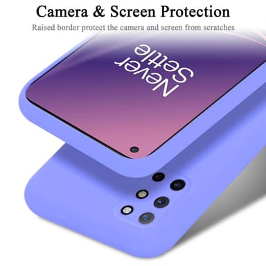 OnePlus 8T silikondeksel case (Lilla)