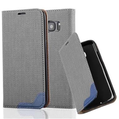 Samsung Galaxy S7 EDGE lommebokdeksel case (grå)