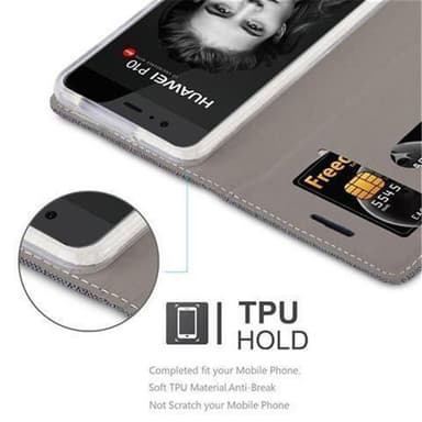 Huawei P10 lommebokdeksel etui (grå)
