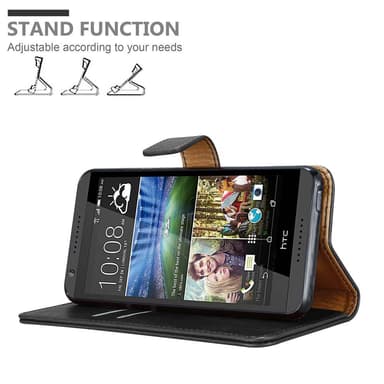 HTC Desire 820 lommebokdeksel etui (svart)