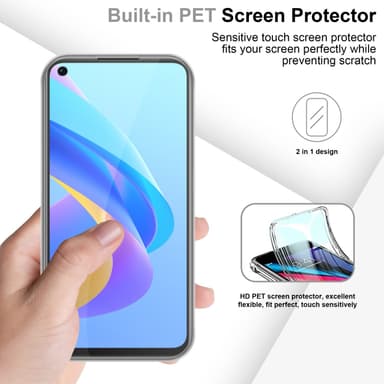 Oppo A36 / A76 Deksel 360 Case Cover (gjennomsiktig)