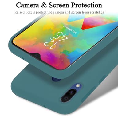 Samsung Galaxy M10s silikondeksel case (Grønn)