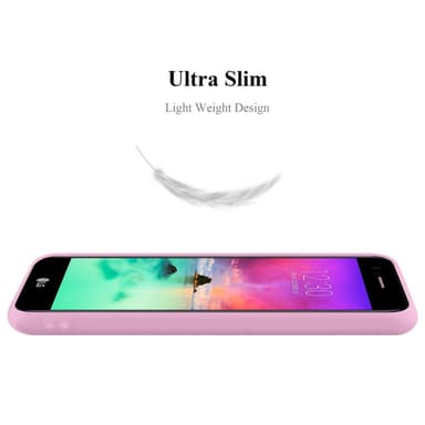 Deksel LG K10 2017 Silikon cover (rosa)