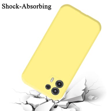 Motorola EDGE 20 LITE / FUSION silikondeksel case (gul)