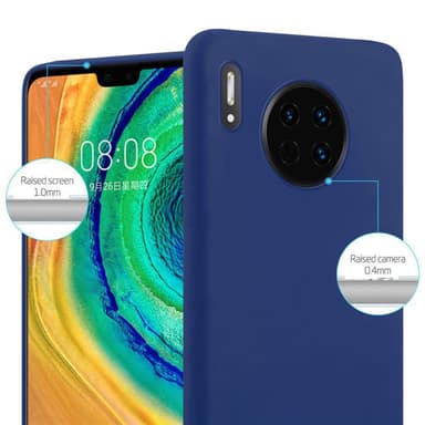 Deksel Huawei MATE 30 Silikon cover (blå)