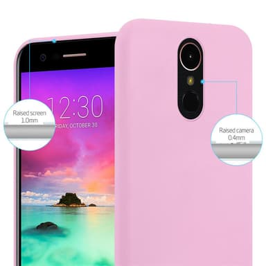 Deksel LG K10 2017 Silikon cover (rosa)