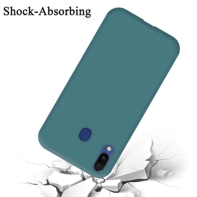 Samsung Galaxy M10s silikondeksel case (Grønn)