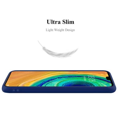 Deksel Huawei MATE 30 Silikon cover (blå)