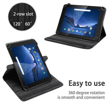 Dragon Touch V10 deksel til nettbrett (svart)