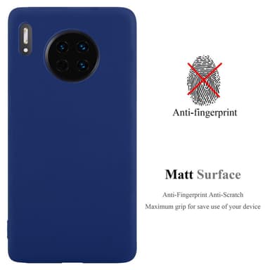Deksel Huawei MATE 30 Silikon cover (blå)