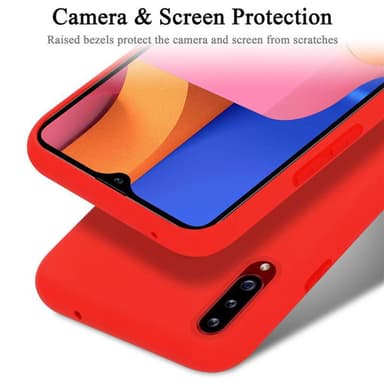 Samsung Galaxy A20s silikondeksel case (rød)