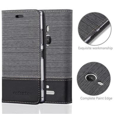 Nokia Lumia 925 lommebokdeksel etui (grå)
