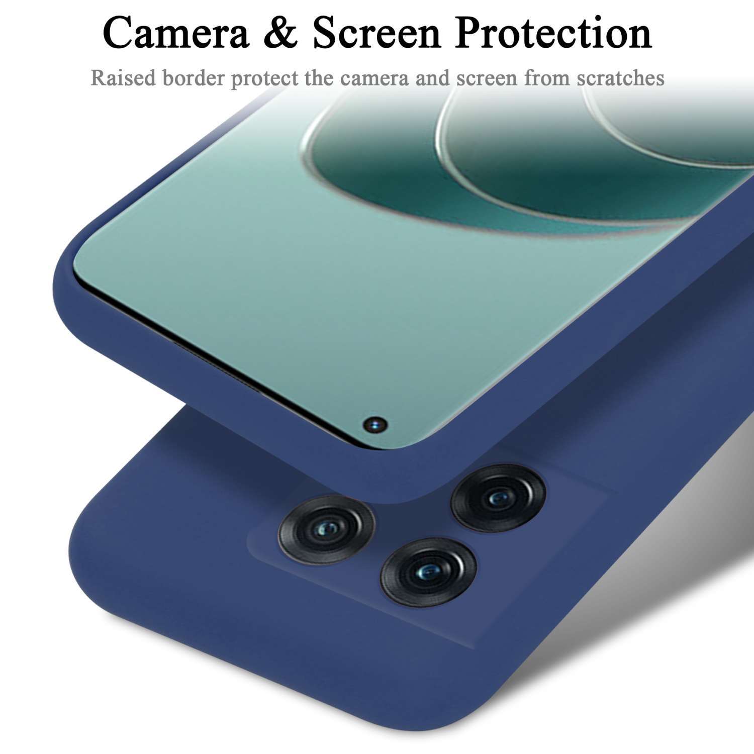 OnePlus 10 PRO 5G silikondeksel case (Blå)
