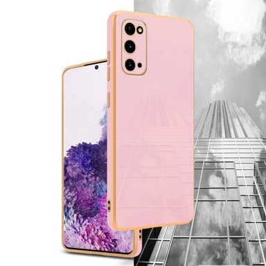 Samsung Galaxy S20 silikondeksel case (rosa)