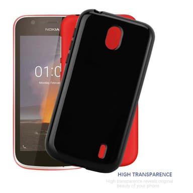 Nokia 1 2018 deksel ultra slim (svart)