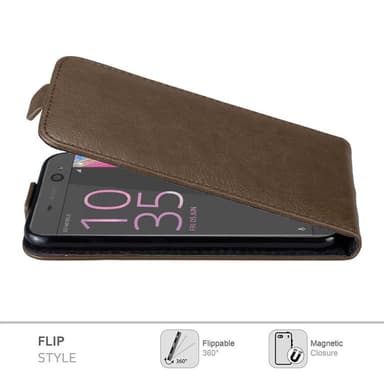 Sony Xperia XA ULTRA deksel flip cover (brun)