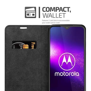 Motorola ONE MACRO lommebokdeksel case (brun)