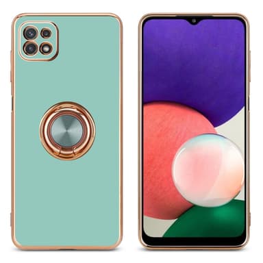 Samsung Galaxy A22 5G silikondeksel case (turkis)