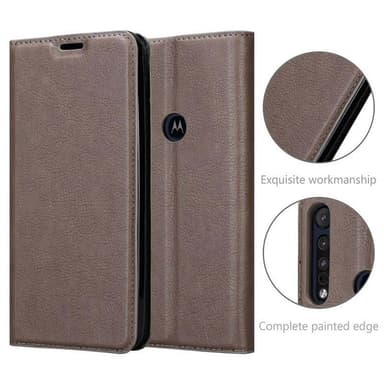 Motorola ONE MACRO lommebokdeksel case (brun)