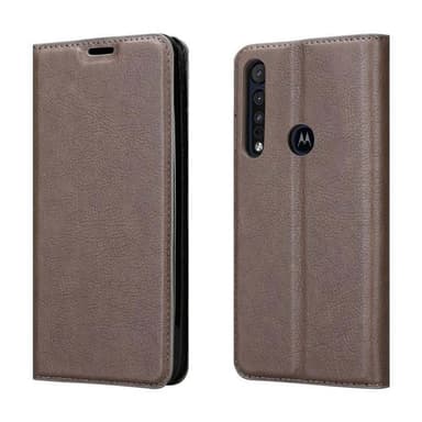 Motorola ONE MACRO lommebokdeksel case (brun)