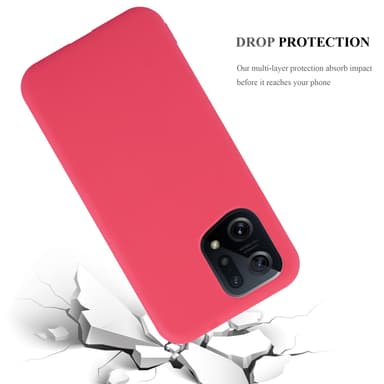 Deksel Oppo FIND X5 Silikon cover (rød)