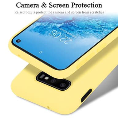 Samsung Galaxy S10e silikondeksel case (gul)