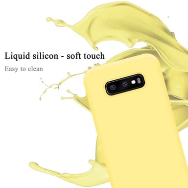 Samsung Galaxy S10e silikondeksel case (gul)