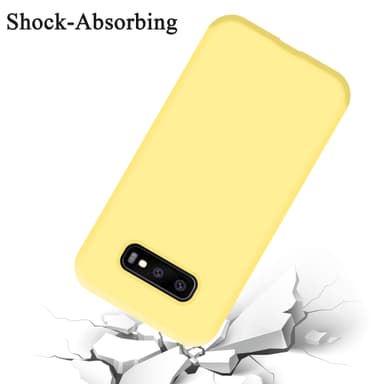 Samsung Galaxy S10e silikondeksel case (gul)