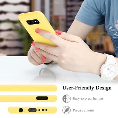 Samsung Galaxy S10e silikondeksel case (gul)