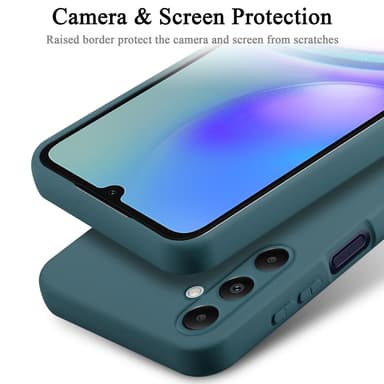 Samsung Galaxy A05s silikondeksel case (grønn)