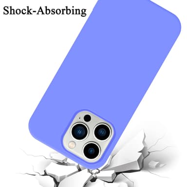 iPhone 14 PRO MAX silikondeksel case (lilla)