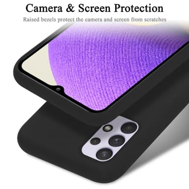 Samsung Galaxy A33 5G silikondeksel case (svart)