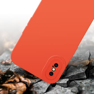 iPhone X / XS Deksel case (oransje)