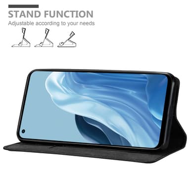 Realme 7 5G lommebokdeksel case (svart)