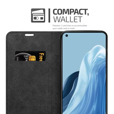 Realme 7 5G lommebokdeksel case (svart)