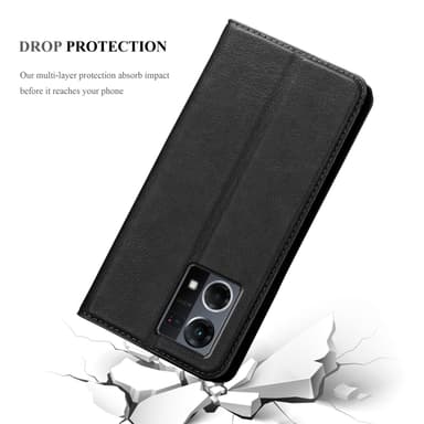 Realme 7 5G lommebokdeksel case (svart)