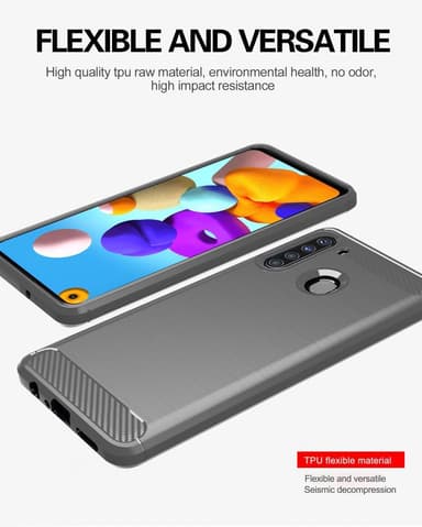 Deksel Samsung Galaxy A21 ultra slim (grå)