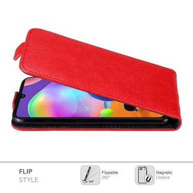 Samsung Galaxy A31 deksel flip cover (rød)
