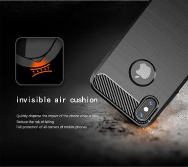 Deksel iPhone XS MAX ultra slim (svart)