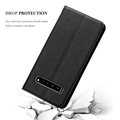 Samsung Galaxy S10 5G lommebokdeksel case (svart)