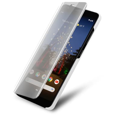 Google PIXEL 3A XL lommebokdeksel etui (sølv)