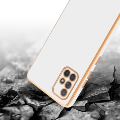 Samsung Galaxy A71 4G silikondeksel case (hvit)