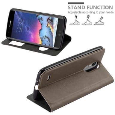 LG K8 2017 lommebokdeksel cover (brun)