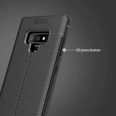 Samsung Galaxy NOTE 9 Deksel Kunstskinn (svart)