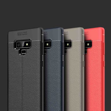 Samsung Galaxy NOTE 9 Deksel Kunstskinn (svart)