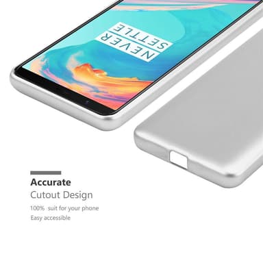 Deksel OnePlus 5T Case Cover (sølv)